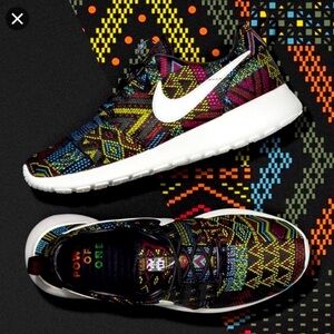 NEW Nike Roshe One BHM Black History Month Jacquard Sneakers - Women’s 9 / 40.5